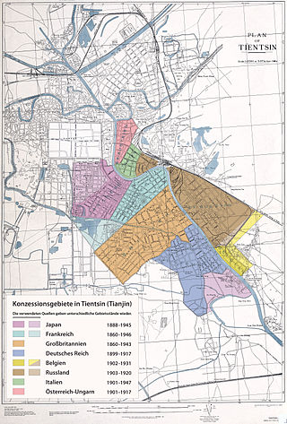 <span class="mw-page-title-main">Foreign concessions in Tianjin</span> Former concession territories of Qing China