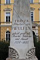 English: Franz Xaver von Wulfen memorial Deutsch: Franz Xaver Freiherr von Wulfen-Denkmal