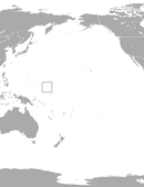 Ostrov Kosrae v Mikronésii v jižním Tichém oceánu