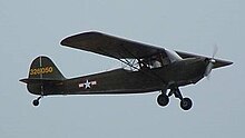 L-2M flying with the Texas Air Museum in Slaton, Texas. L-2M Flying.jpg
