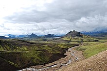 The creative director of Ninja Theory, Tameem Antoniades, drew inspiration from the natural landscapes of Iceland while shaping both the setting and narrative of Senua's Saga: Hellblade II. Landscape during Laugavegur hiking trail 3.jpg