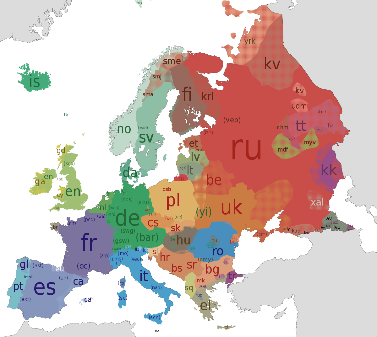 Languages Of Europe Wikipedia 9438