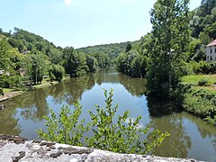 The Viaur in Pont de Cirou.