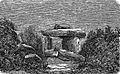 Kerlouan : le dolmen de Krec'h Gouenou vers 1882 (dessin).