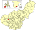 Розташування муніципалітету Лачар у провінції Гранада