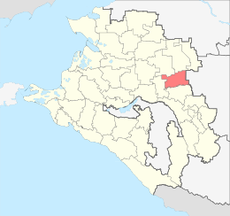 District de Kavkazskij - Carte