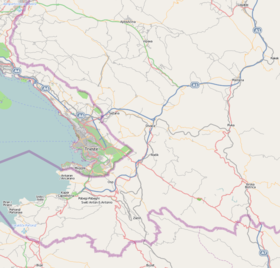Mapa de la zona italoeslovena en la que se halla el Carso
