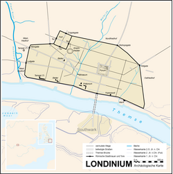 Arkæologisk kort over Londinium