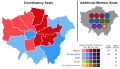 London assembly election 2016 - Winning party vote by constituency & regional seats