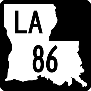 <span class="mw-page-title-main">Louisiana Highway 86</span> State highway in Louisiana, United States