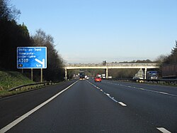 M6 Motorway - Junction 15 Half-Mile Sign - geograph.org.uk - 1630811.jpg