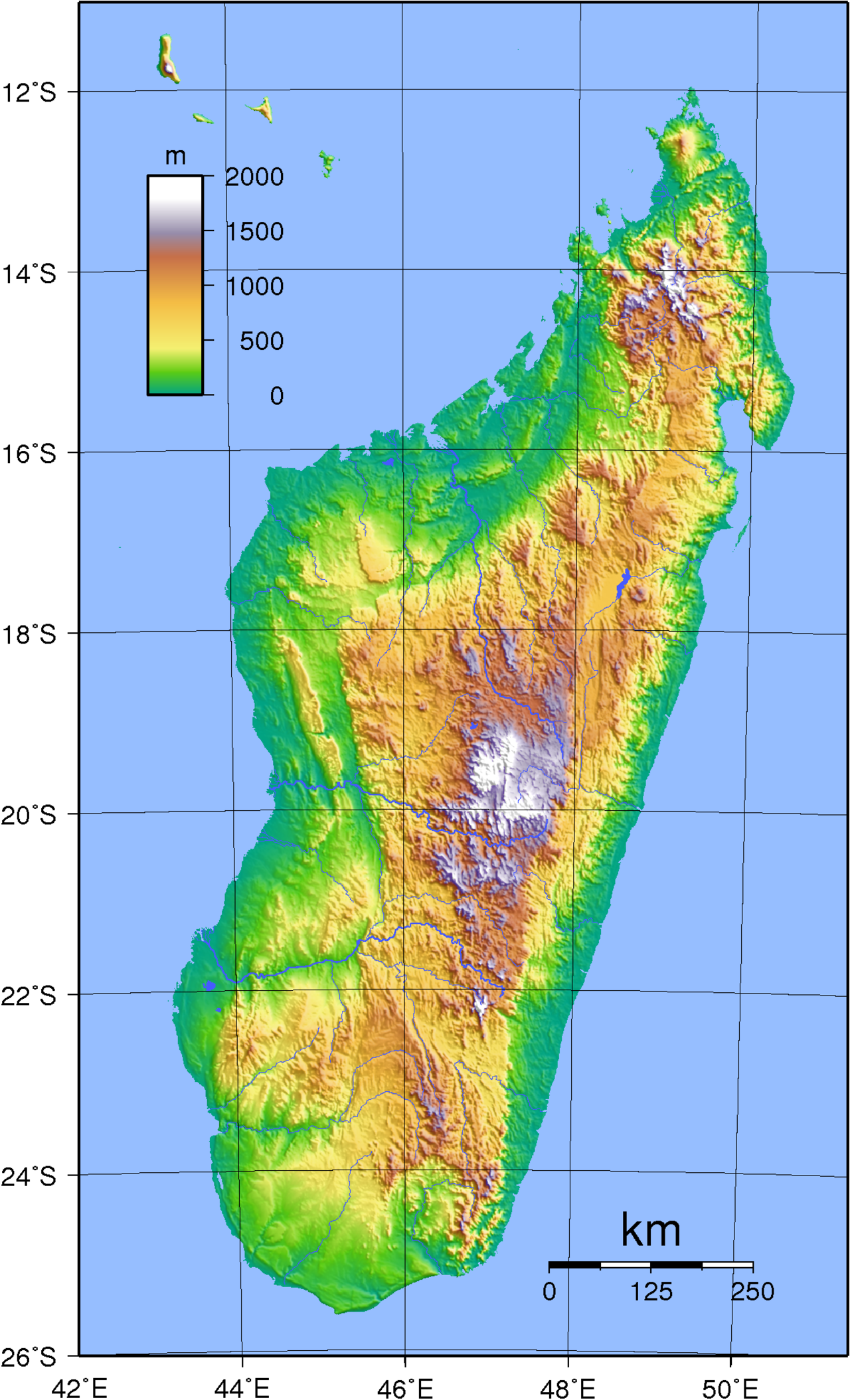 Мадагаскар карт 3. Остров Мадагаскар на карте. Карта рельефа острова Мадагаскар. Рельеф острова Мадагаскар. Остров Мадагаскар на физической карте.
