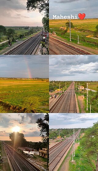 <span class="mw-page-title-main">Maheshi railway station</span> Railway station in Bihar, India