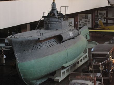 An Italian CB-class submarine in the Nikola Tesla Technical Museum in Zagreb, Croatia