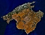 Mallorca des de satèl·lit