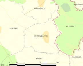 Poziția localității Ormoy-le-Davien