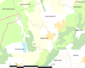 Poziția localității Liebsdorf
