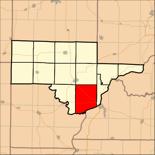 File:Map highlighting Bainbridge Township, Schuyler County, Illinois.svg