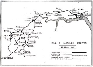 <span class="mw-page-title-main">Hull and Barnsley Railway</span> British pre-grouping railway company