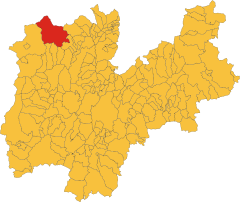 Map of comune of Rabbi (province of Trento, region Trentino-South Tyrol, Italy) 2018.svg