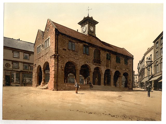 The Market House in 1890 (photochrom)