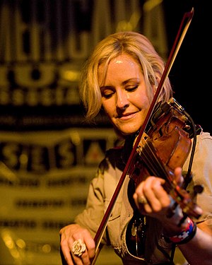 Maguire playing at SXSW, Austin, Texas in 2010