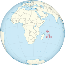 Mauritius Cumhuriyeti haritadaki konumu