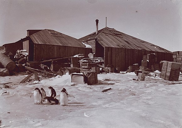 The main hut at Cape Denison
