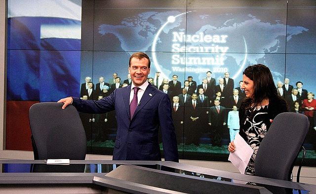 Medvedev - Russia Today 3, From WikimediaPhotos