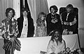 Michael Cooper, Mick Jagger, Marianne Faithfull, Shepard Sherbell, Brian Jones, Maharishi Mahesh Yogi 1967 by Ben Merk.jpg