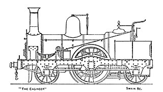 Ex-Midland Railway 2-4-0 No.1 on a Birmingham-Derby local train, 1925.  (This, I think, is - or very similar to - the engine in the drawing by W.R.  Lawson…