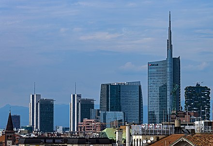 The skyscrapers of Porta Nuova business district