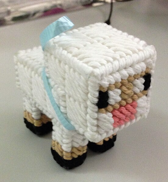 A yarn Minecraft sheep