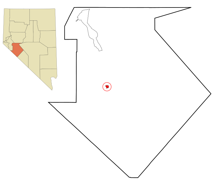 File:Mineral County Nevada Incorporated and Unincorporated areas Hawthorne Highlighted.svg