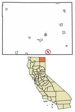 Muhtemelen konumu Modoc County, California.