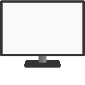 Monitor white.svg