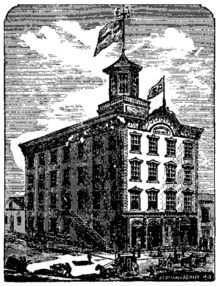 Morning News building, 1876 Morning News Savannah building, 1876.png