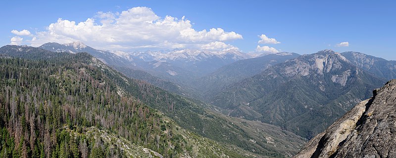 File:Moro Rock Trail Sequoia July 2017 panorama.jpg