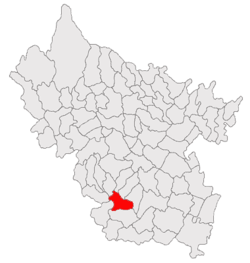 Location of Movila Banului