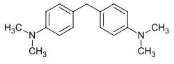 Structural formula of N, N, N ′, N′-tetramethyl-4,4′-methylenedianiline