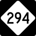 North Carolina Highway 294 marker
