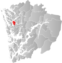 Åsane kommun i Hordaland fylke.