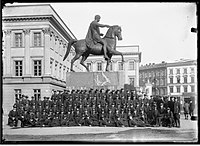 Pomnik księcia przed pałacem Saskim, 1928