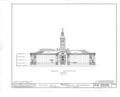 Thumbnail for File:Nassau Hall, Nassau Street, Princeton, Mercer County, NJ HABS NJ,11-PRINT,4B- (sheet 2 of 25).png