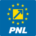 Current and official PNL logo as well as electoral sign (in use from 2014–present)