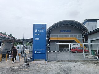 <span class="mw-page-title-main">Nilai Komuter station</span> Railway station in Nilai, Malaysia
