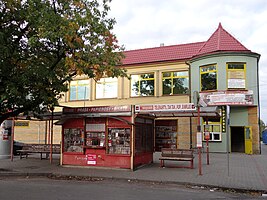 Nisko - ul. Kwiatkowskiego - przystanek i kiosk