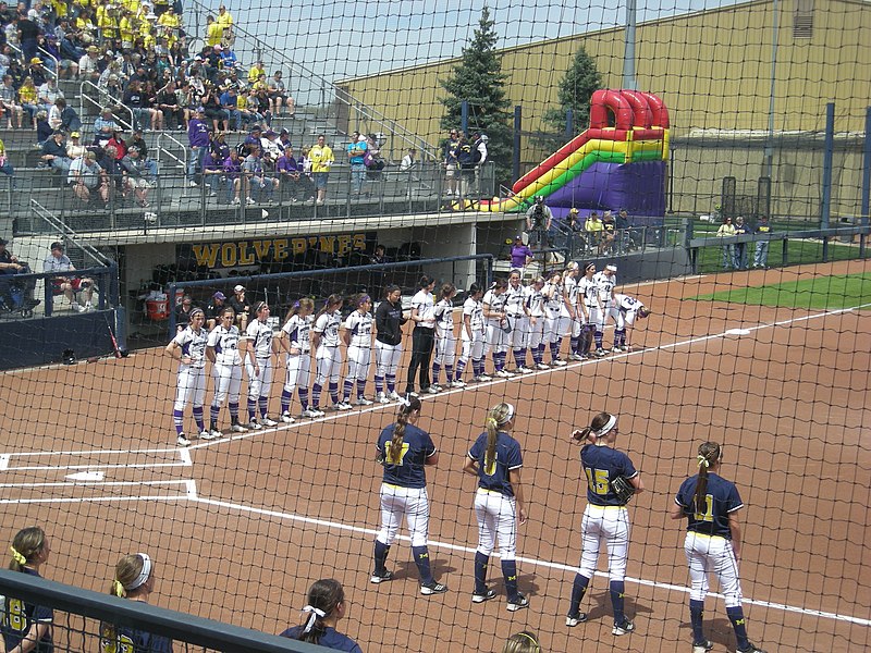 File:Northwestern vs. Michigan softball 2013 05.jpg