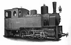 O&K catalogue Ndeg 800, page 39, O&K 0-6-0 locomotives. Fig 9424, 3-3 gekuppelte Tender-Lokomotive, 140 PS, 1000 mm, 19500 kg.jpg