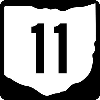 <span class="mw-page-title-main">Ohio State Route 11</span> North-south state highway in Ohio, US